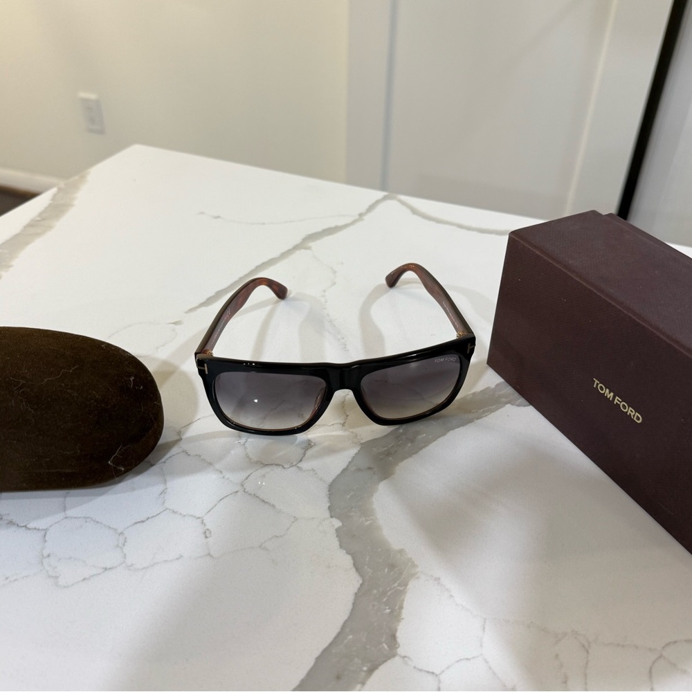Tom Ford Black and Brown Sunglasses